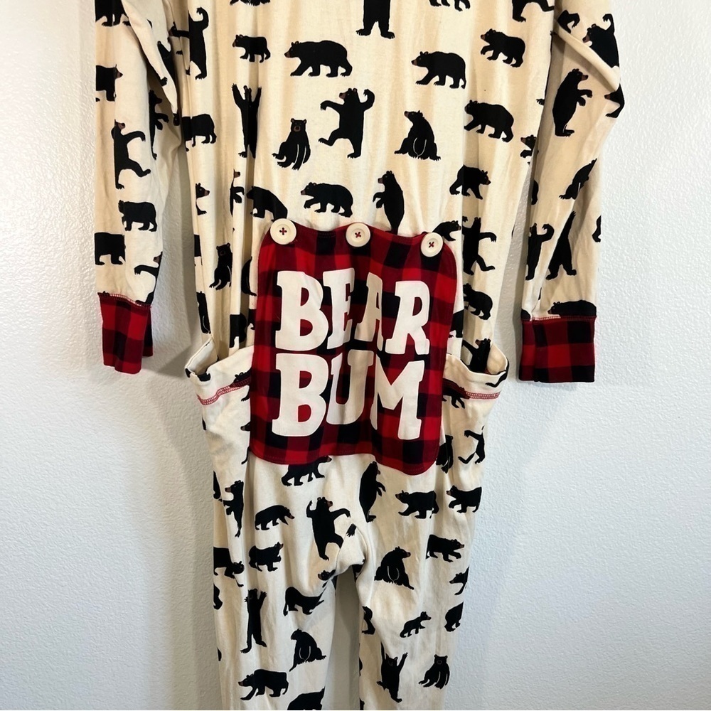 Little Blue House Bear Bum Onesie Pajamas Large